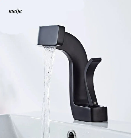 Noble Waterfall Copper Washbasin Faucet from Kaiyashi