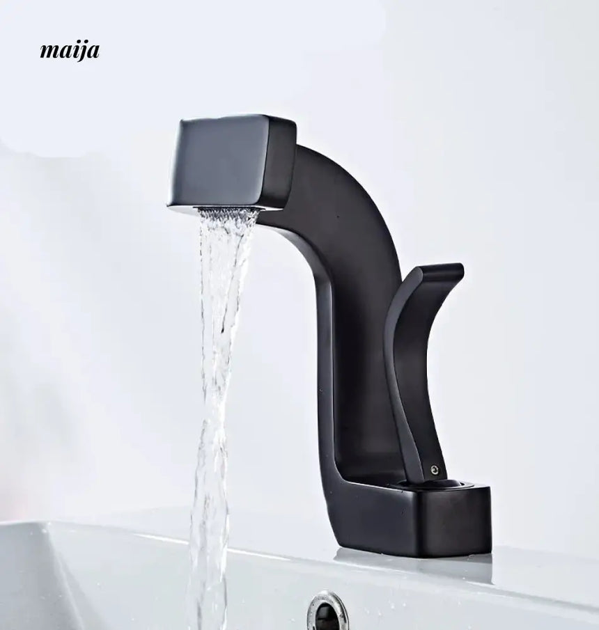 Noble Waterfall Copper Washbasin Faucet from Kaiyashi