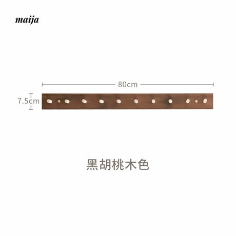 OGI NO RYOHIN Nordic INS Style Solid Wood Wall Hook Rack from OGI NO RYOHIN