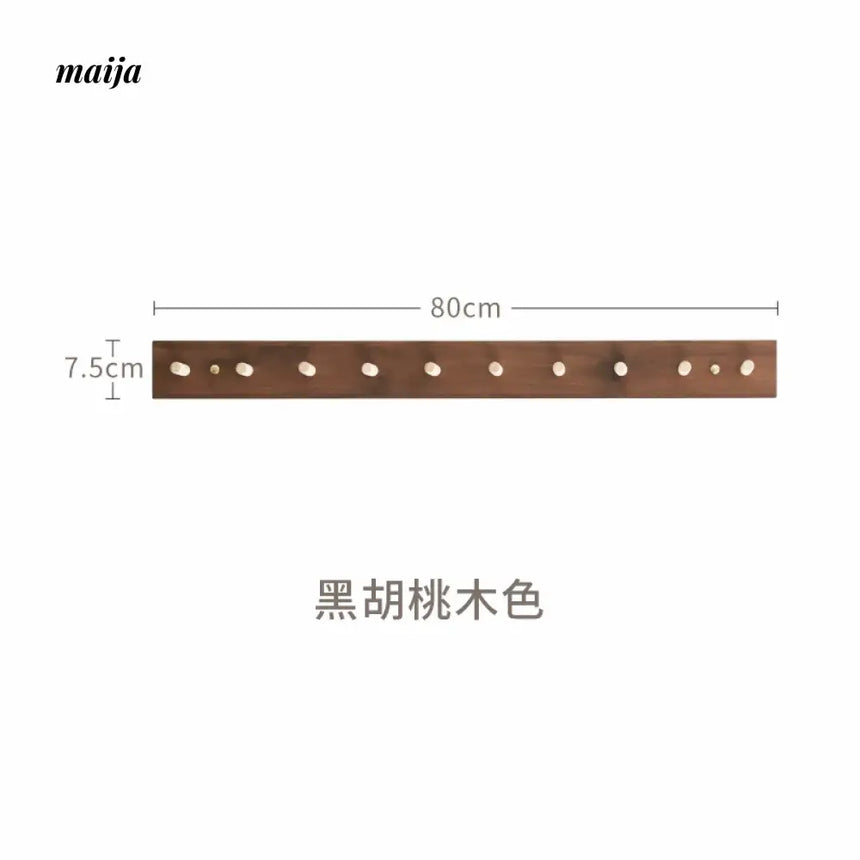 OGI NO RYOHIN Nordic INS Style Solid Wood Wall Hook Rack from OGI NO RYOHIN
