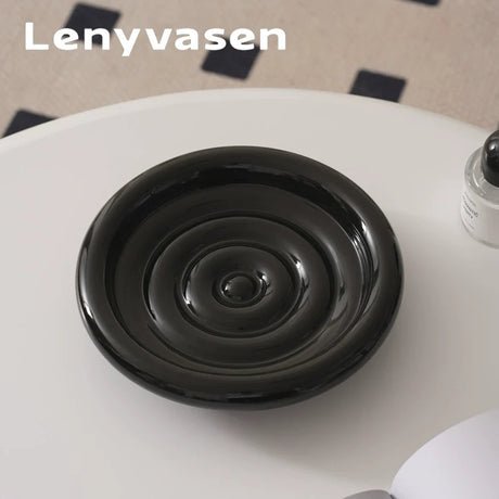 LENYVASEN Kai Bathroom Ceramic Storage Tray from LENYVASEN