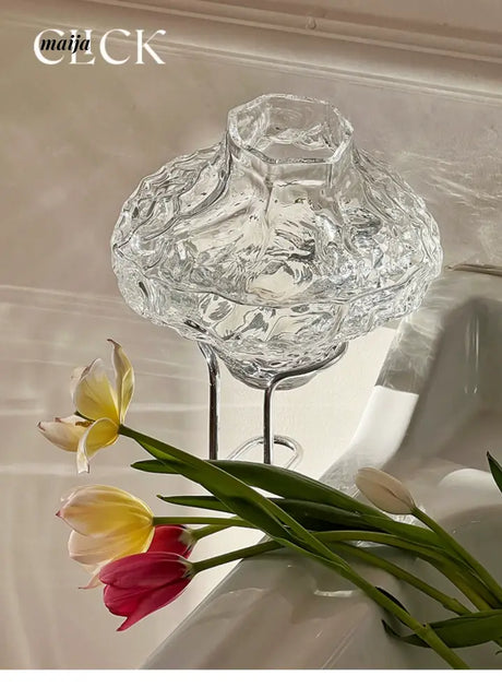 CLICK Glacier Glass Vase Large Space Decor from CLICK