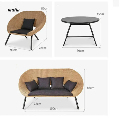GERMAIN Josiah Outdoor Sofa from GERMAIN