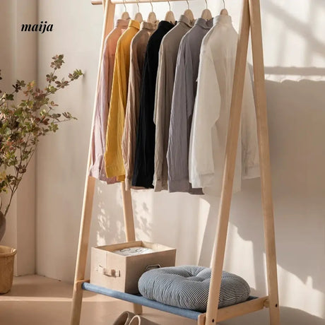 Keeley Solid Wood Clothing Rack from maija