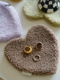 Fleece Heart Coaster from Wilde Früchte