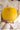 MISTYWOOD Yellow Plush Circular Decorative Pillow from MISTYWOOD