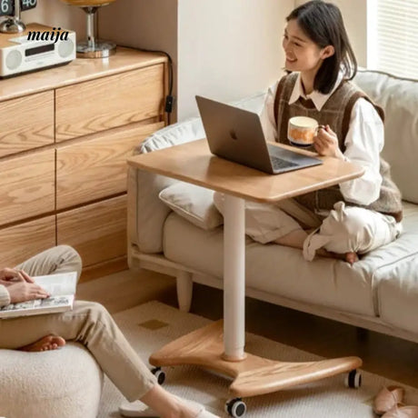 GENJI Lucian Solid Wood Lifting Work Desk from GENJI