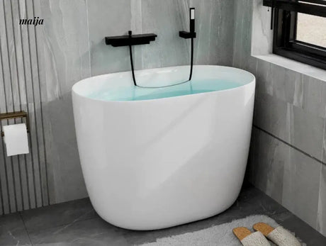 Mini Freestanding Round Acrylic Bathtub from maija