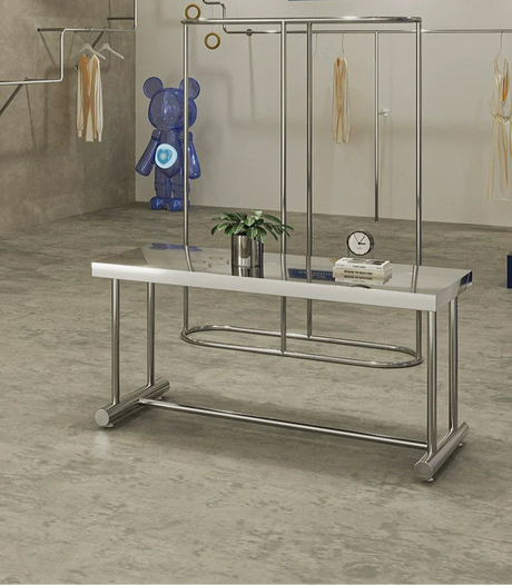 SM Leo Stainless Steel Accessory Display Stand from SM
