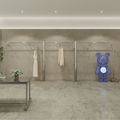 SM Finn Silver Clothing Hanger Stand from SM
