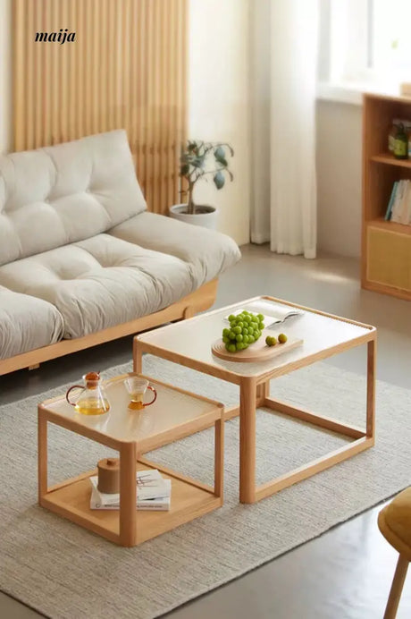 Aurora Oak Nested Coffee Table from maija