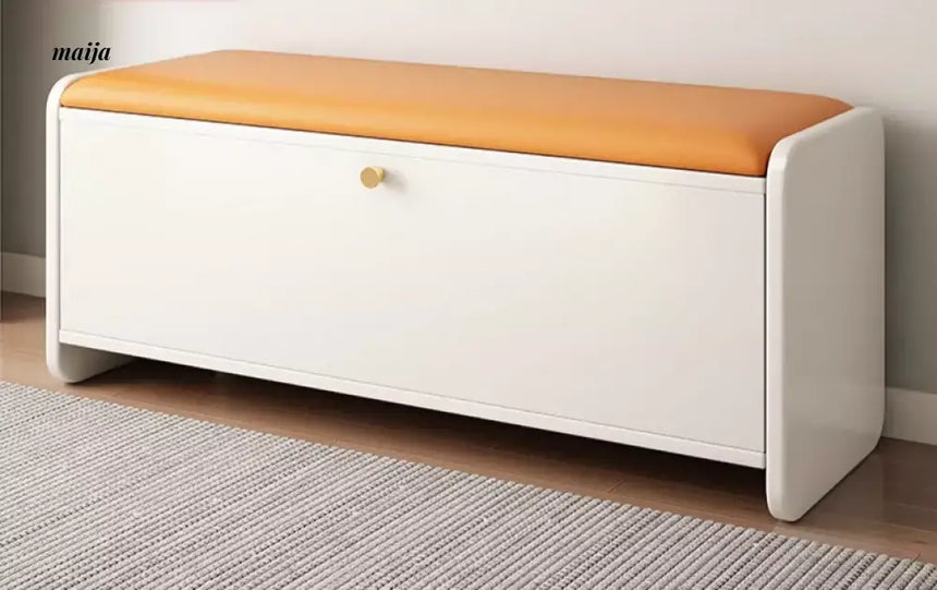 Huffman Solid Wood Shoe-Changing Stool from maija