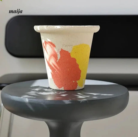 KERRY Handmade Abstract Colour Splash Flower Pot from maija