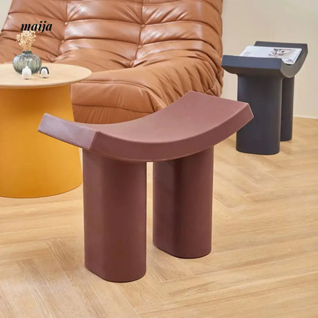 LAZYSPACE Emma Plastic Shoe Stool from LAZYSPACE