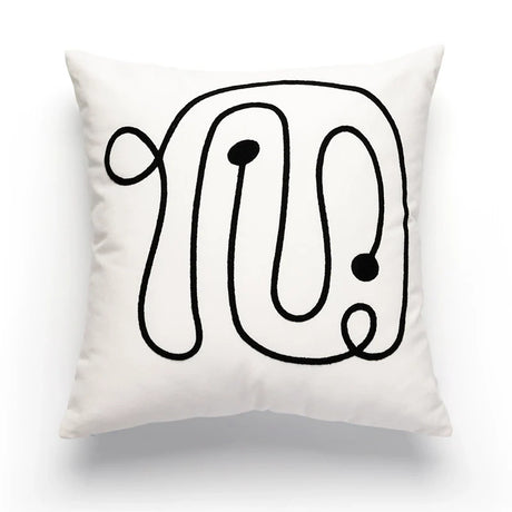 MISTYWOOD Knitted Pilsan Play Car Line Pillow from MISTYWOOD