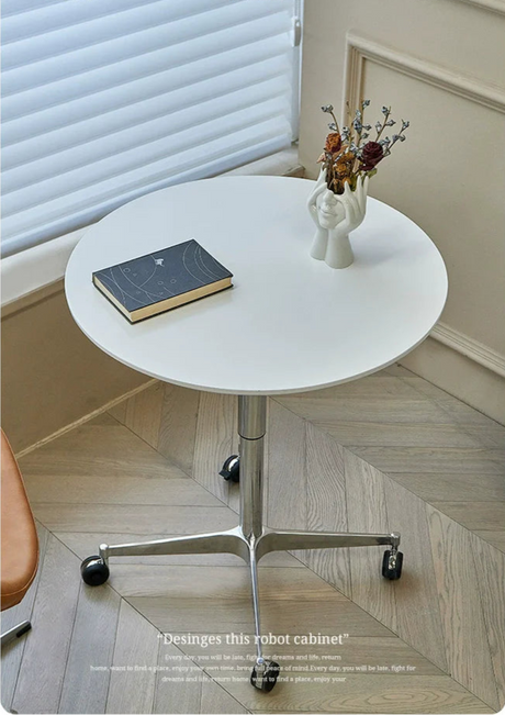 LAZYSPACE Zoey Solid Wood Lift Table from LAZYSPACE
