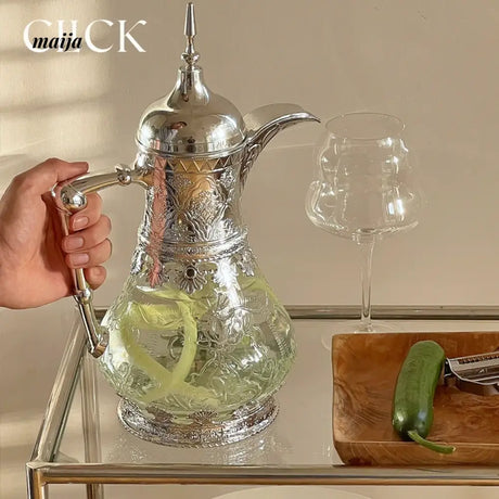 CLICK Retro Glossy Teapot Light Luxury Style Decor from CLICK