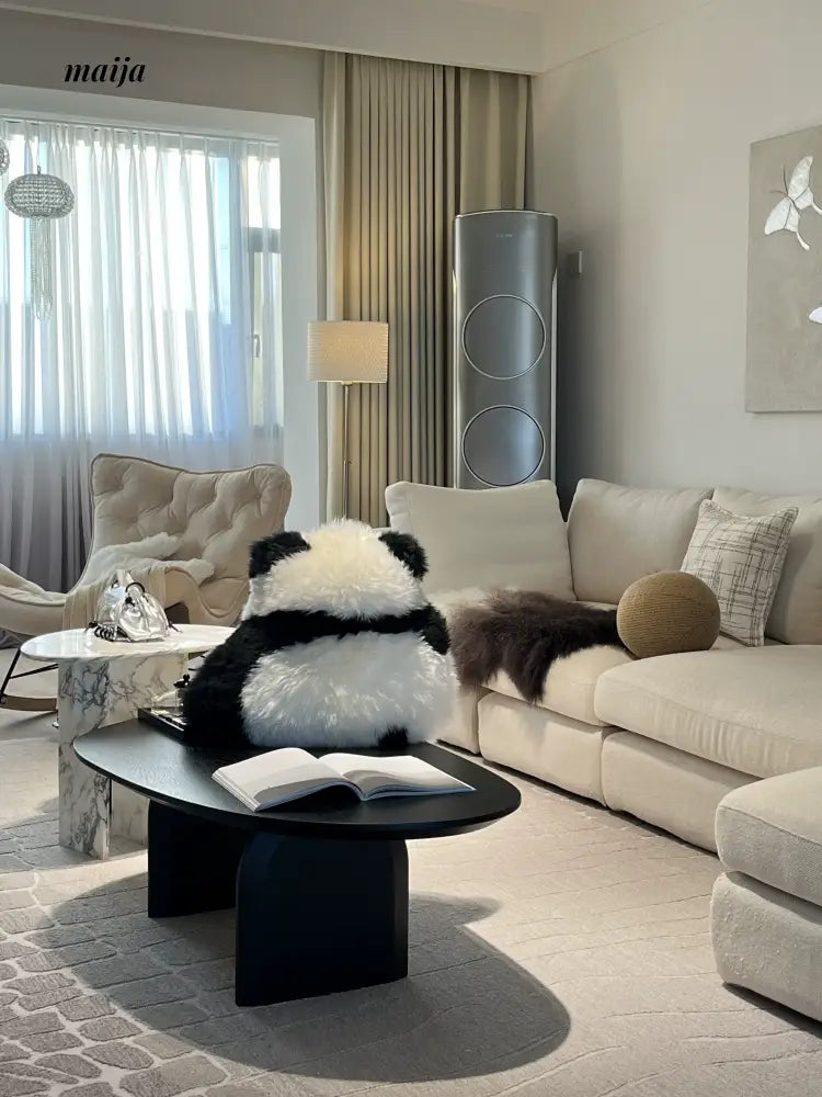 MISTYWOOD Cute Woolen Pillow Panda Design from MISTYWOOD