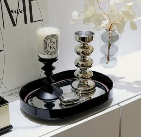 COLOURHUNTER Genuine Black Retro Candle Holder from COLOURHUNTER
