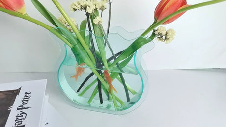 NICEMOON Theo Transparent Acrylic Hydroponic Vase from NICEMOON