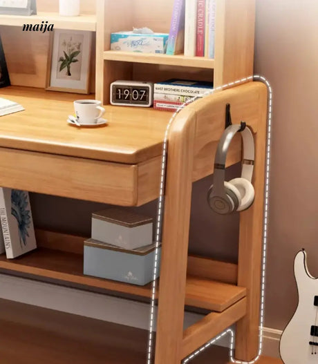 Mabel Adjustable Solid Wood Children's Desk from maija