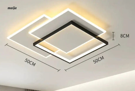 GVG Looping Rectangles Ceiling Lamp from GVG