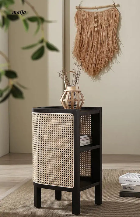 RATTAN CRAFTSMAN Scandinavian Sofa Bedside Table from RATTAN CRAFTSMAN