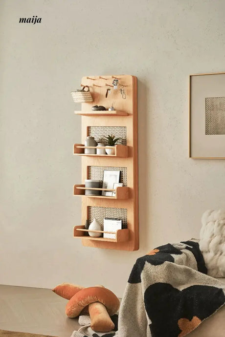 ALING Slideable Solid Wood Rack Plus Full Length Mirror from maija