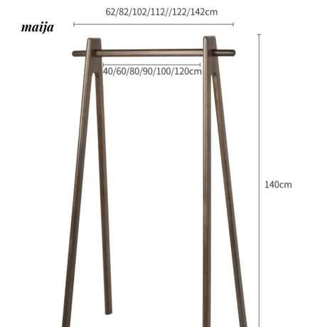 Anderson Walnut Wood Clothing Rack from maija