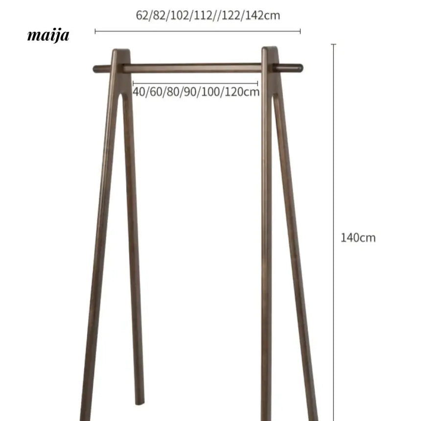Anderson Walnut Wood Clothing Rack from maija