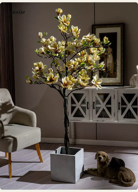 Artificial Magnolia Flower Plant from maija