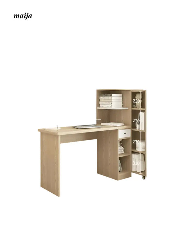 Anaya Desk with Shelves from maija