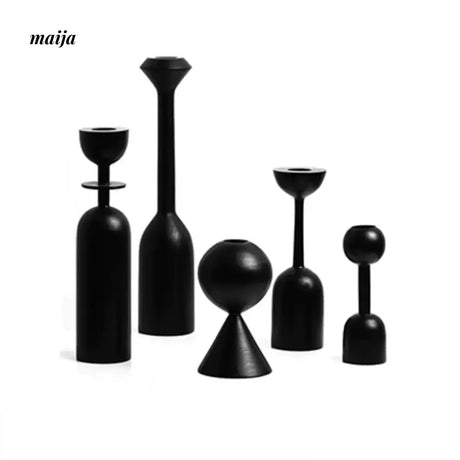 HOMESIDE Solid Wood Candle Set from HOMESIDE