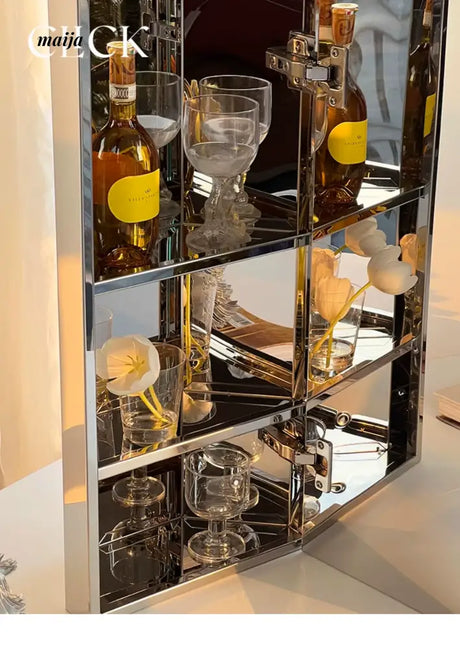 CLICK Frameless Mirror Corner Cabinet Wall Decor from CLICK