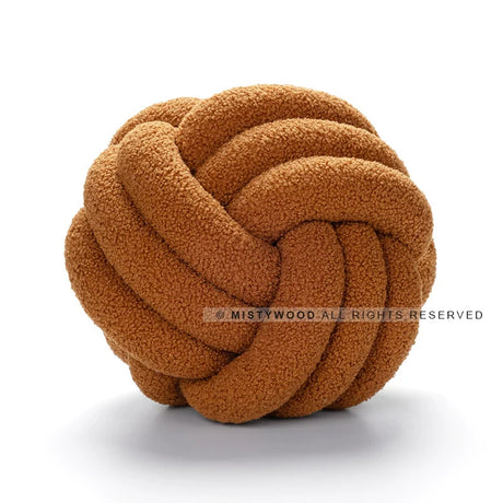 MISTYWOOD Lamb Cashmere Knot Pillow for Sofa from MISTYWOOD