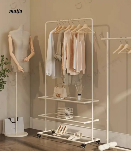 SM Scarlett Cream Style Movable Display Rack from SM