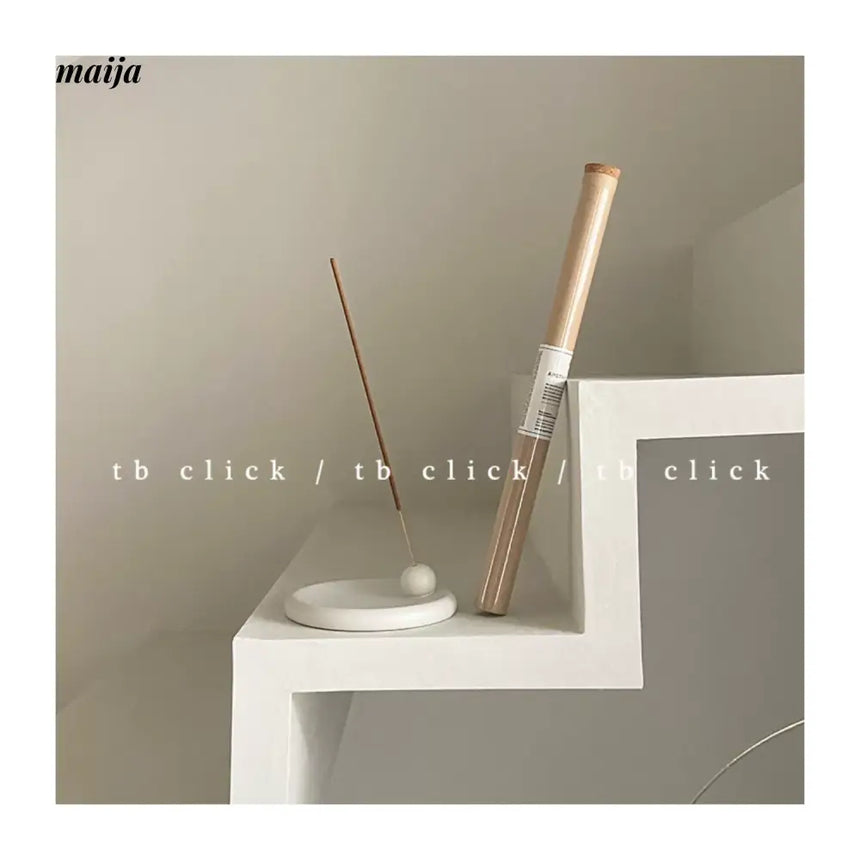 CLICK White Ceramic Incense Tray Nordic Design from CLICK