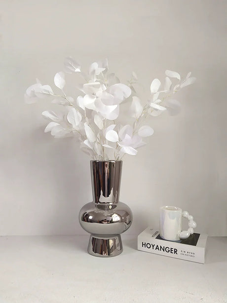 TODAYARTIST Seraphine Electroplated Ceramic Vase for Homestay Decor from TODAYARTIST