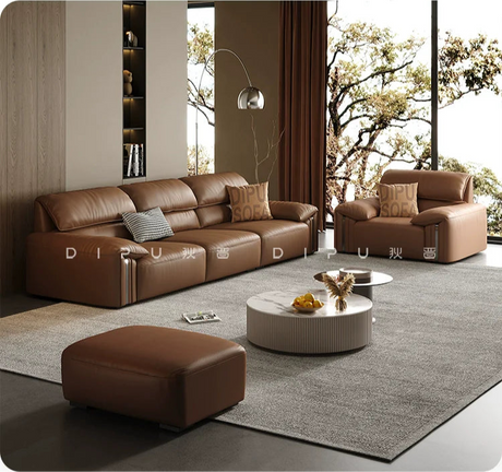 DIPU Kody Modern Retro Leather Sofa from DIPU