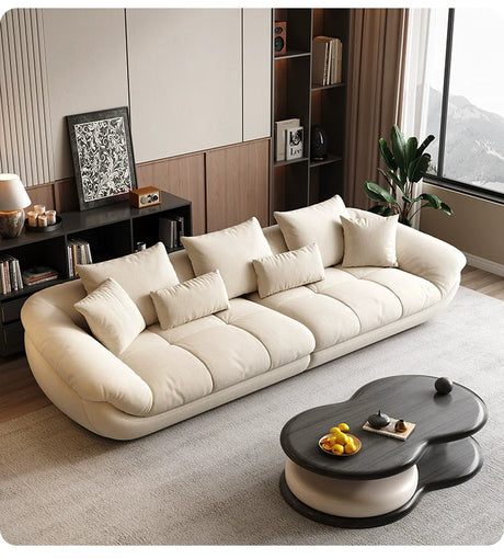 DIPU Serena Cream Minimalist Leisure Sofa from DIPU