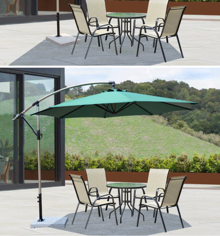 MOJIA Orion Large Banana Umbrella for Ultimate Sun & Rain Protection from MOJIA