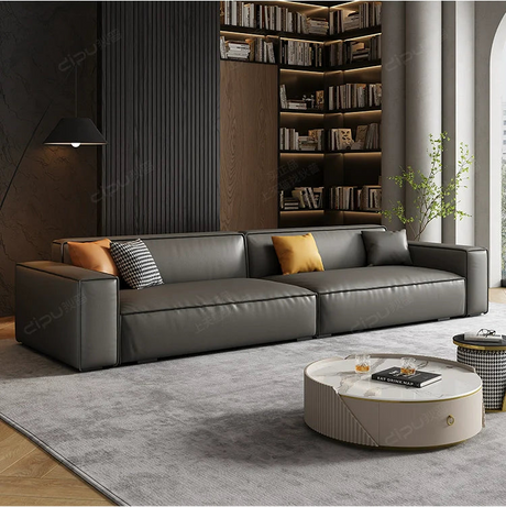 DIPU Keenan Cream Block Light Luxury Sofa from DIPU