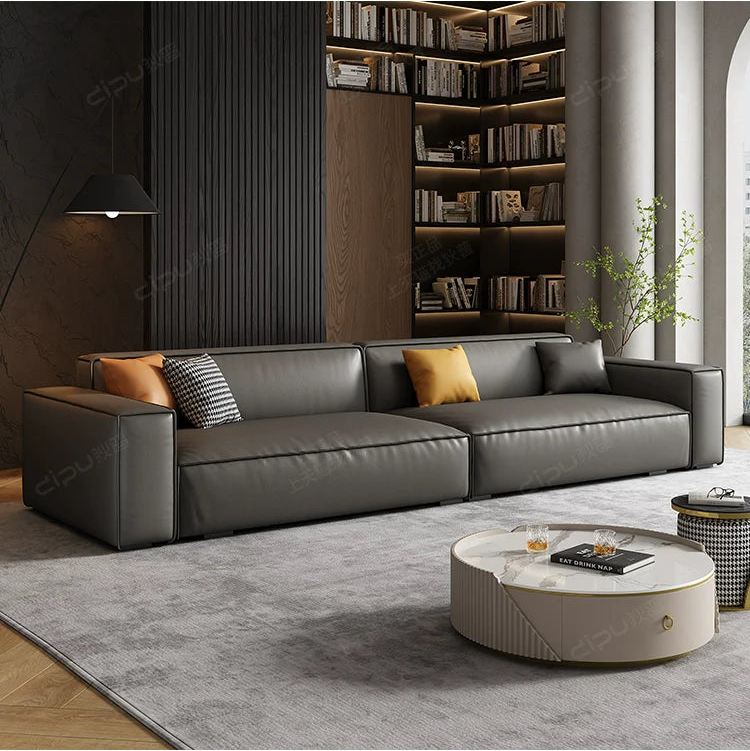 DIPU Keenan Cream Block Light Luxury Sofa from DIPU