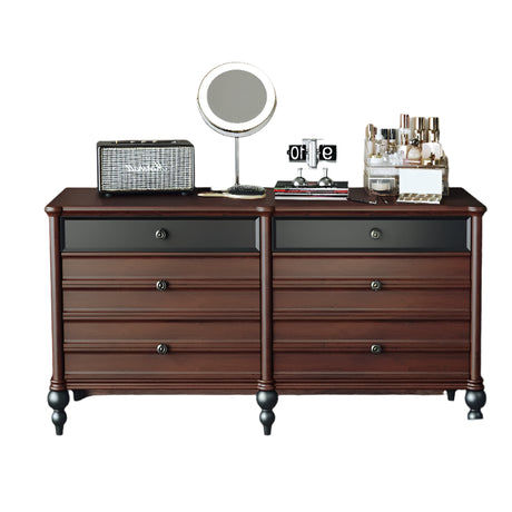 LINYUE Noelle French Solid Wood Eight-Drawer Sideboard from LINYUE