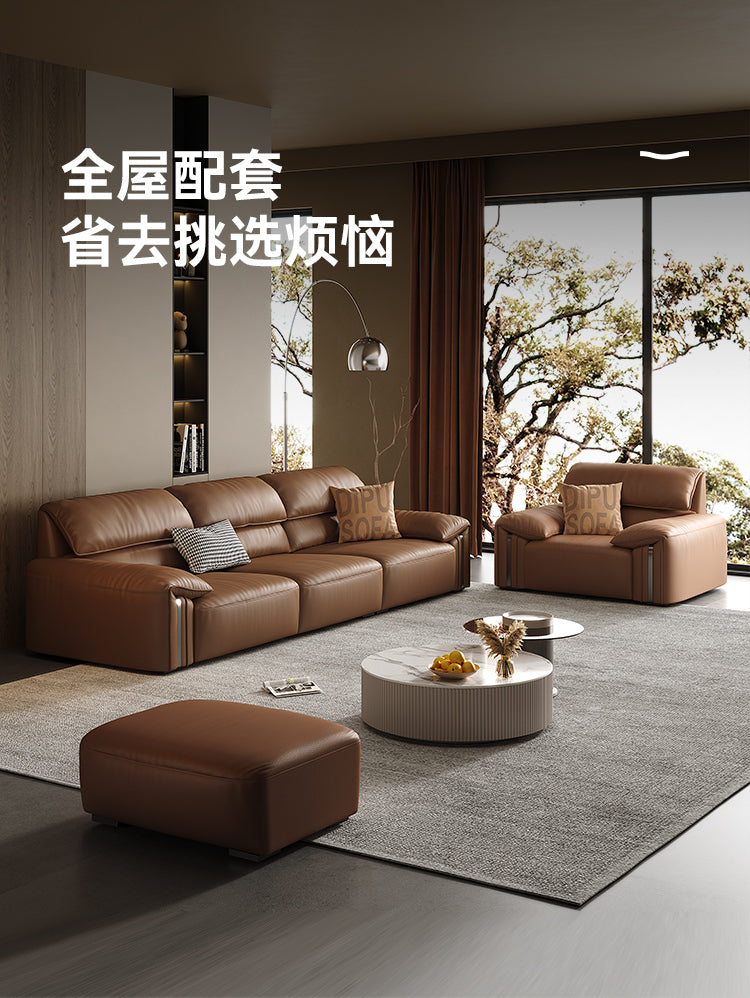 DIPU Kody Modern Retro Leather Sofa from DIPU