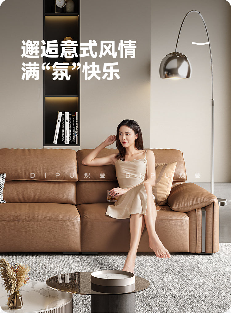 DIPU Kody Modern Retro Leather Sofa from DIPU