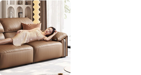 DIPU Kody Modern Retro Leather Sofa from DIPU