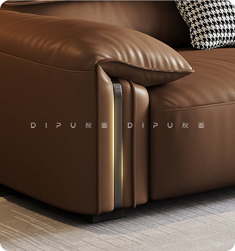 DIPU Kody Modern Retro Leather Sofa from DIPU