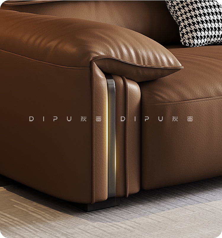 DIPU Kody Modern Retro Leather Sofa from DIPU
