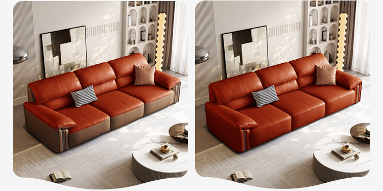 DIPU Kody Modern Retro Leather Sofa from DIPU